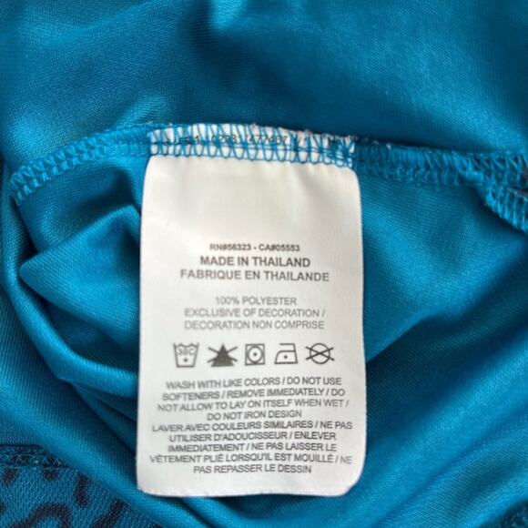 Nike dri fit teal activewear top size medium - Picture 5 of 8